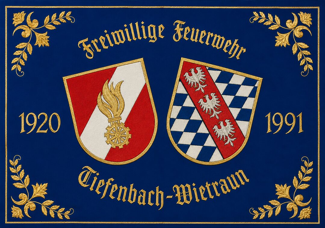Fahne der FF Tiefenbach-Wietraun